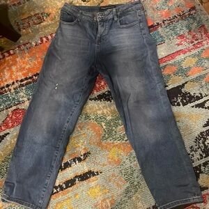 A Nordstrom’s trip from the less jiggly days; cropped prosperity jeans xoxo